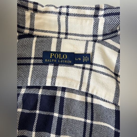 NWOT RALPH LAUREN BLUE LABEL CLASSIC PLAID SHIRT Sz.L - Picture 2 of 6